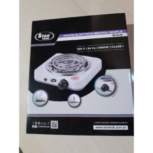 Anafe Eléctrico 1000W Star Trak 1 Hornalla Portátil