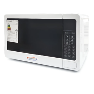 Microondas Embassy 20 litros digital con 10 niveles de potencia.