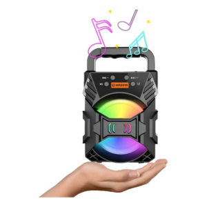 Parlante Bluetooth Masuya 10W Portátil Luces RGB USB SD
