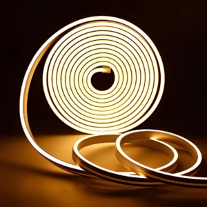 Tira LED Neón 5 Metros Luz Cálida Con Fuente Decorativa